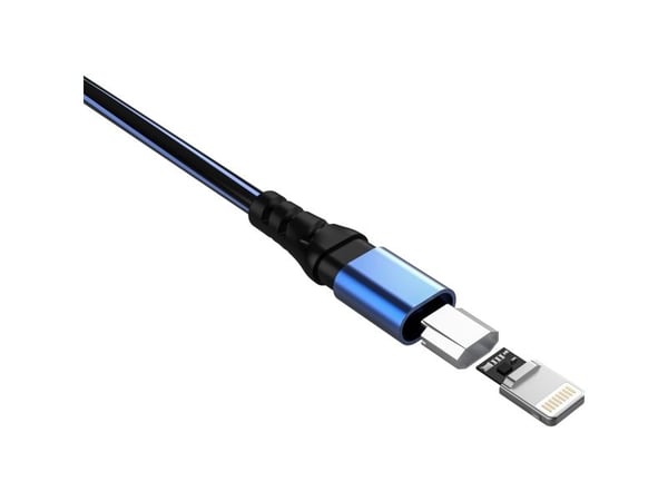 OEHLBACH D1C9321, 0,5 m, USB A, Lightning, USB 2.0, 0,48 Gbit/sek, Svart, Blå