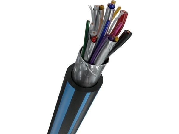 OEHLBACH Plus C3, 3 m, USB A, USB C, USB 3.2 Gen 1 (3.1 Gen 1), Svart, Blå