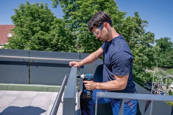 Bosch Professional GDS 18V-330 HC 06019L5002 Batteri-boremaskine 18 V Litium inkl. extra batteri, Inkl. oplader, Kuffert