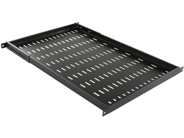 Lanview RAS805BL, Sort, 50 kg, 1U, 19", oval, 483 mm