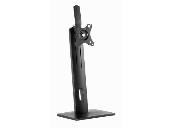 Gembird MS-D1-01 - Monteringssett (sokkelplate, VESA-adapter) - landskap/portrett - for Skjerm - høydejusterbar - aluminium, stål, plastikk - svart...