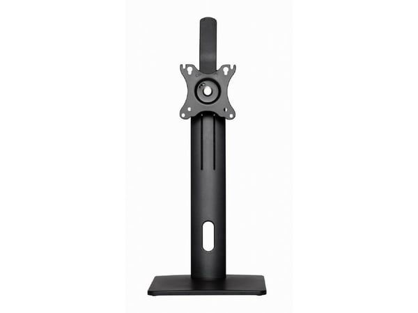 Gembird MS-D1-01 - Monteringssett (sokkelplate, VESA-adapter) - landskap/portrett - for Skjerm - høydejusterbar - aluminium, stål, plastikk - svart...