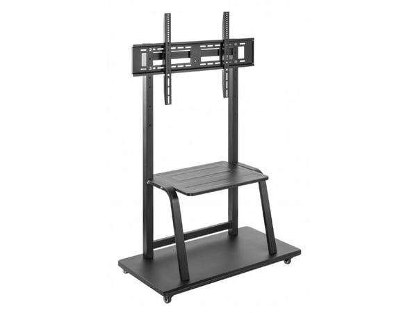 Gembird TVS-100F-01 - Vogn - for TV - stål - svart - skjermstørrelse: 37"-100"