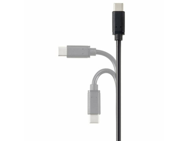 Renkforce USB-kaapeli USB 2.0 USB-C®-liitin, USB-A urosliitin 1,80 m Musta Kokonaisnäyttö RF-5720398