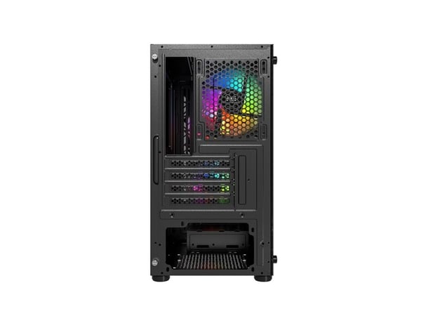 Nordic Gaming NGC-1143, Mini Tower, PC, musta, mikro ATX, Mini-ATX, Pelaaminen, Multi