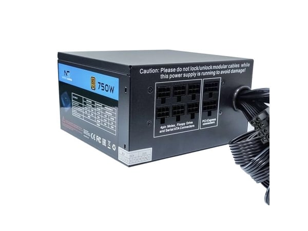 Nordic Gaming NGP-1181, 750 W, 115 - 230 V, 50/60 hz, Aktiv, 10 A, 53 A