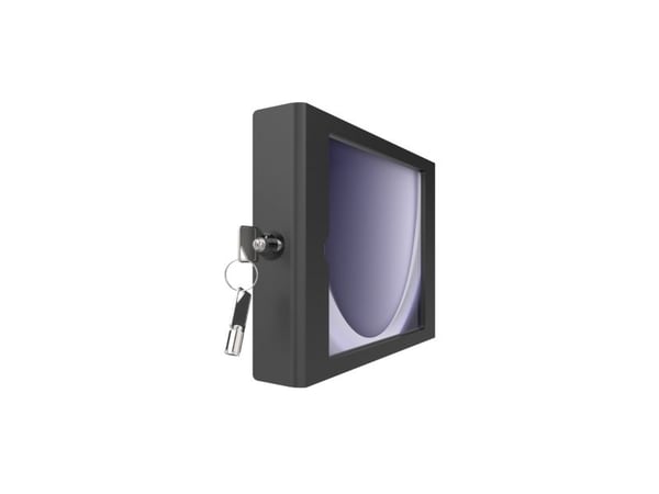 Compulocks Galaxy Tab A9 Apex Enclosure Wall Mount - Innhegning - for nettbrett - låsbar - høyverdig aluminium - svart - skjermstørrelse: 8.7" - ve...