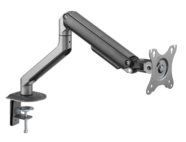 Gembird MA-DA1-05 - Asennussarja (säädettävä monitorivarsi) - LCD-näytölle - muovia, alumiinia, terästä - harmaa - näytön koko: 17"-32" - pöytäkiin...