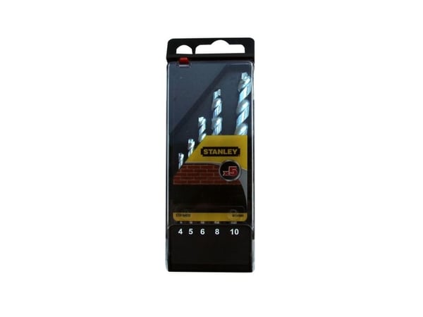 Stanley STA56035-QZ, Borr, Murverk, 4/5/6/8/10 mm, 5 styck
