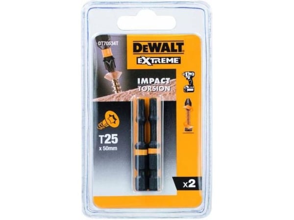 Dewalt iskukärki T25 2 kpl (DT70534T)