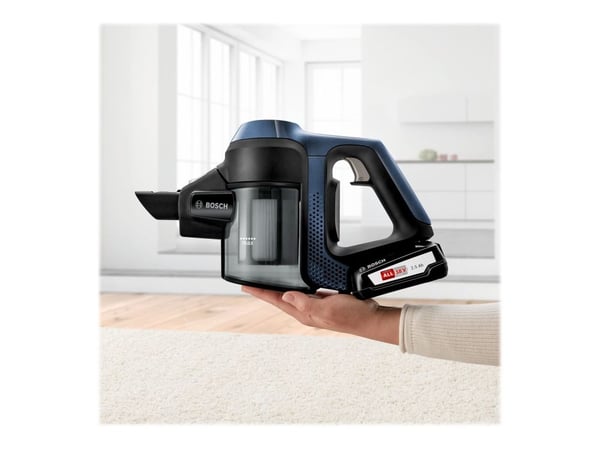 Bosch Unlimited Serie | 6 BCS611P4A - Støvsuger - pinne/håndholdt (2-i-1) - uten pose - uten kabel - måneskinnsblå
