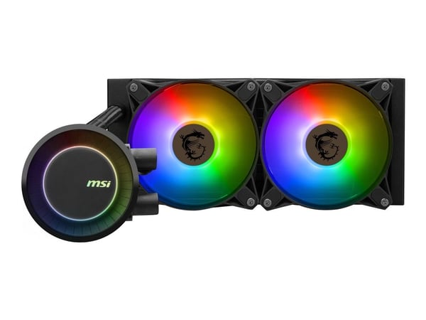 MSI MAG Coreliquid E240, Nestejäähdytyspakkaus, 12 cm, musta