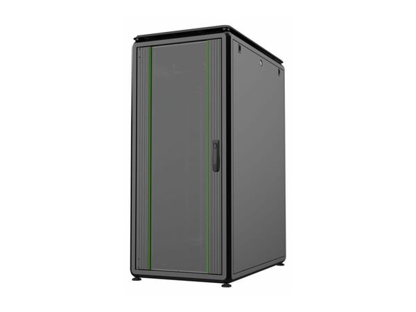 Lanview by Logon Data Line - Rack skåp - 600 x 1000 mm, data line - fristående - svart, RAL 9005 - 26U - 19"