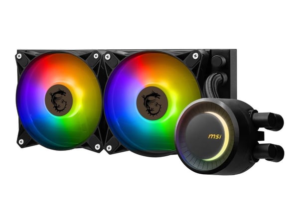 MSI MAG Coreliquid E240, Nestejäähdytyspakkaus, 12 cm, musta