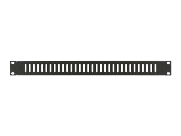 Lanview by Logon - Rackblankningspanel - skruvtyp, ventilerad - RAL 9005, svart - 1U - 19" Lanview by Logon - Rackblankningspanel - skruvtyp, ventilerad - RAL 9005, svart - 1U - 19"