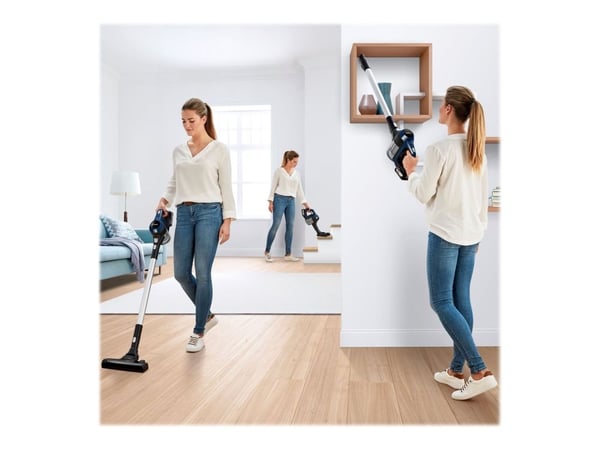 Bosch Unlimited Serie | 6 BCS611P4A - Støvsuger - pinne/håndholdt (2-i-1) - uten pose - uten kabel - måneskinnsblå