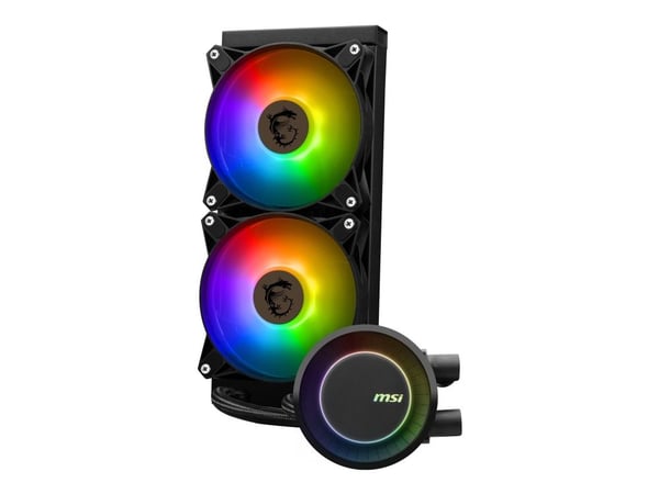 MSI MAG Coreliquid E240, Nestejäähdytyspakkaus, 12 cm, musta
