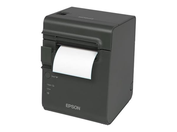 Epson TM L90 - Kvitteringsskriver - termolinje - Rull (8 cm) - 203 dpi - inntil 150 mm/sek - USB 2.0, seriell - kutter - mørk grå