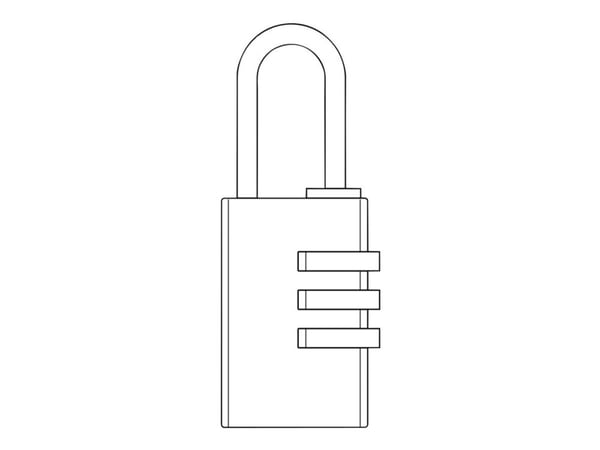Master Lock - Hänglås - kombination - multiple-dial