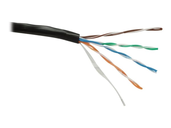 Asennuskaapeli Solarix ulkokäyttöön UTP, Cat5E, johto, PE, laatikko 305m SXKD-5E-UTP-PE