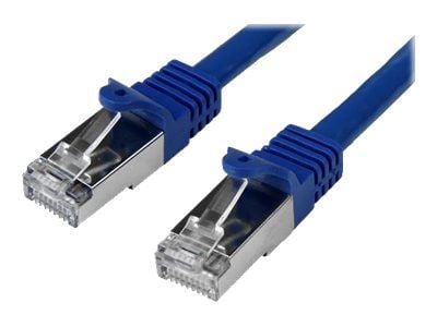 Startech 1m CAT6 Ethernet Cable, 10 Gigabit Shielded Snagless RJ45 100W PoE Patch Cord, CAT 6 10GbE SFTP Network Cable w/Strain Relief, Blue, Wirin...