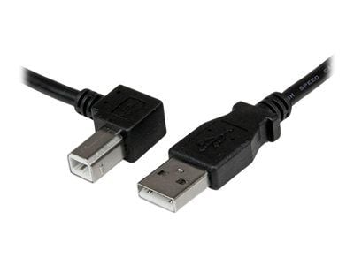 StarTech.com 2m USB 2.0 A to Left Angle B Cable Cord - 2 m USB Printer Cable - Left Angle USB B Cable - 1x USB A (M), 1x USB B (M) (USBAB2ML) - USB...