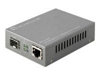 LevelOne Web Smart Series FVS-3800 - Fibermediekonverterare - 100Mb LAN - 10Base-T, 100Base-TX, 100Base-X - RJ-45 / SFP (mini-GBIC)