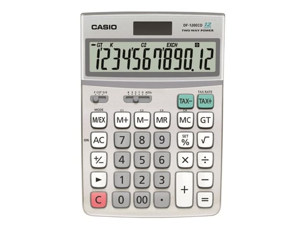 Bordregner Casio DF-120 ECO