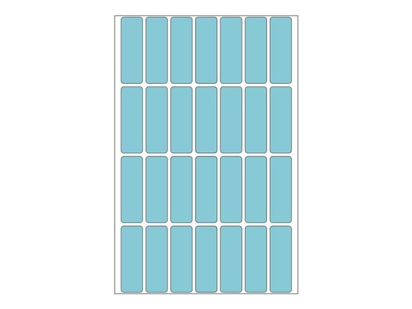 HERMA - Papper - matt - permanent häftning - blå - 13 x 40 mm 896 etikett (er) (32 ark x 28) etiketter