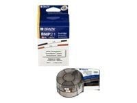 Brady PermaSleeve Marker B-342 - Polyolefin - svart på hvitt - Rull (1,12 cm x 2,1 m) (1 rull(er) hylser - for Brady BMP21, BMP21-LAB, BMP21-PLUS; ...