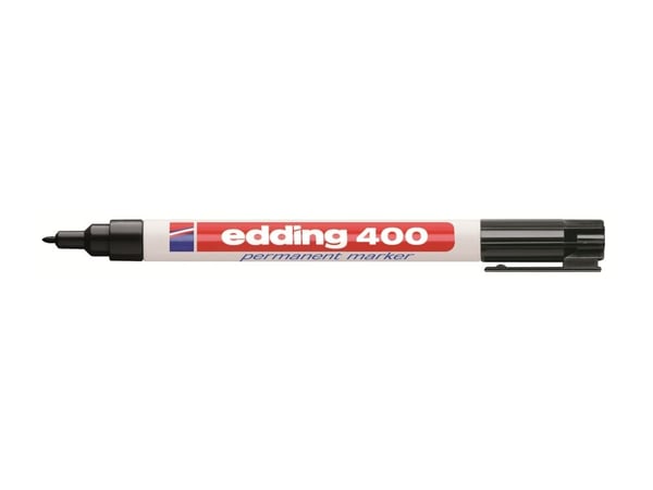 edding 400 - Markør - permanent - sortering - 1 mm