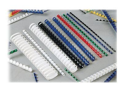 GBC CombBind - 16 mm - 21 ringer - A4 (210 x 297 mm) - 145 ark - rød - 100 stk plastbindekam - for P/N: 2101435, 4400399, IB271106, IB271717