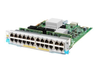 HPE - Utvidelsesmodul - Gigabit Ethernet (PoE+) x 20 + 1/2.5/5/10GBase-T (PoE+) x 4 - for HPE Aruba 5406R, 5406R 16, 5406R 44, 5406R 8-port, 5406R ...