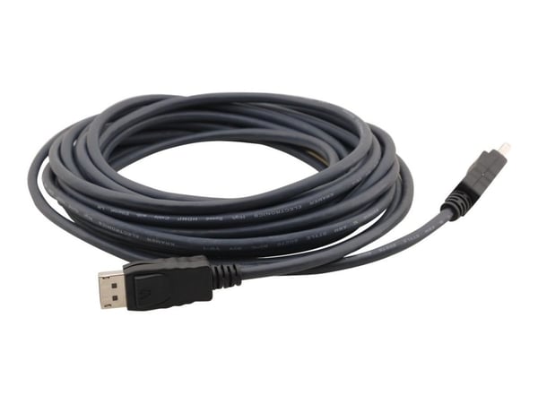 Kramer Electronics C-MDPM/MDPM, 7,6 m, DisplayPort, DisplayPort, Uros, Uros, Musta