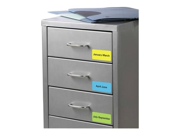 Avery L6036 - Rød - 10 x 25.4 mm 3780 stk (20 ark x 189) merkelapper