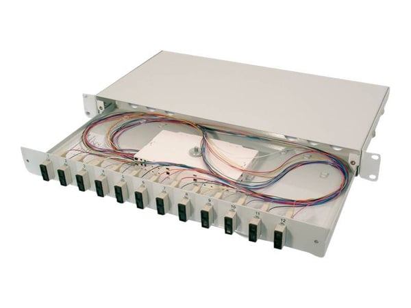DIGITUS - Spleiseboks for fiberoptikk - 1U - 19"