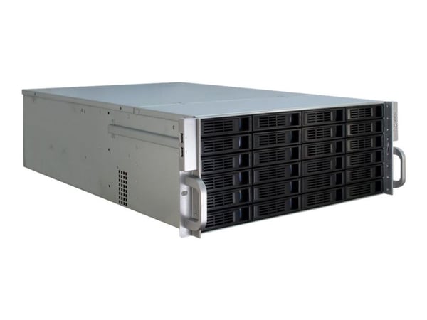 Inter-Tech IPC 4U-4424 - Rackmonterbar 4U - utvidet ATX (E-ATX) - ingen strømforsyning (ATX12V / EPS12V) - USB