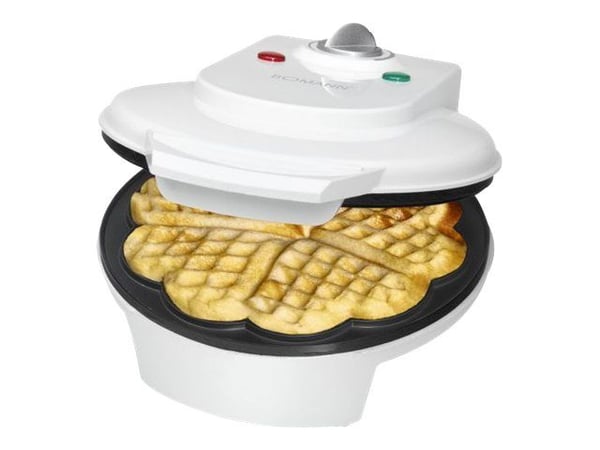 Bomann WA 5018 CB - Vaffelmaskin - 1.2 kW - hvit