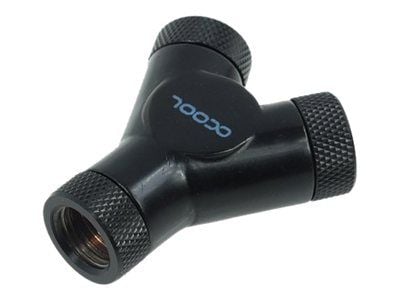 Alphacool HF Y connector - Forbindelsesadapter for væskekjølesystem - mørkesvart