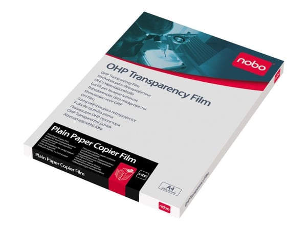 Nobo Transparency Film A4 100 micron - (100 ark)