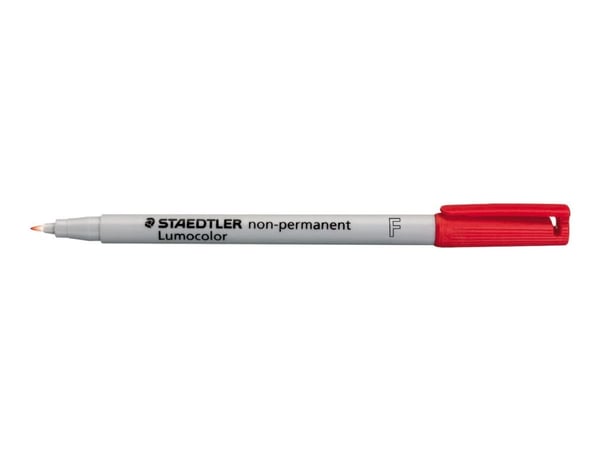 STAEDTLER Lumocolor 316 - Markør - ikke-permanent - rød - vannbasert blekk - 0.6 mm - fin