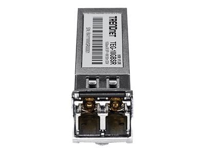 TRENDnet TEG 10GBSR - SFP+ transceivermodul - 10GbE - 10GBase-SR - LC multimodus - opp til 550 m - 850 nm - TAA-samsvar