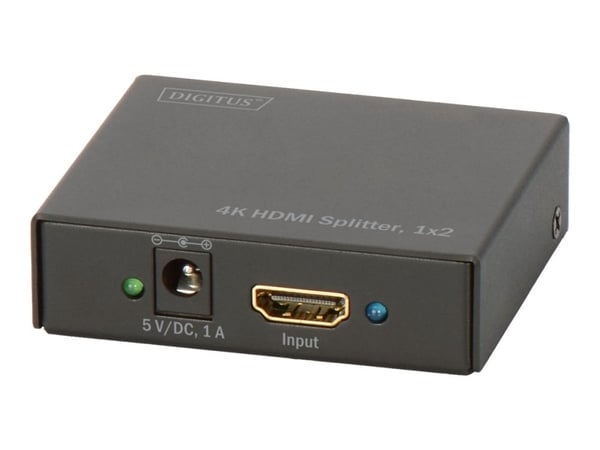 DIGITUS DS-46304 - Video/lyd-splitter - 2 x HDMI - stasjonær