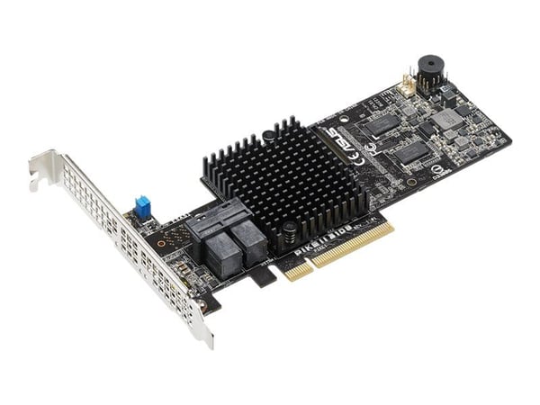 ASUS PIKE II 3108-8i/16PD - Kontrollerkort (RAID) - 8 Kanal - SATA 6Gb/s / SAS 12Gb/s - låg profil - RAID 0, 1, 5, 6, 10, 50, 60 - PCIe 3.0 x8