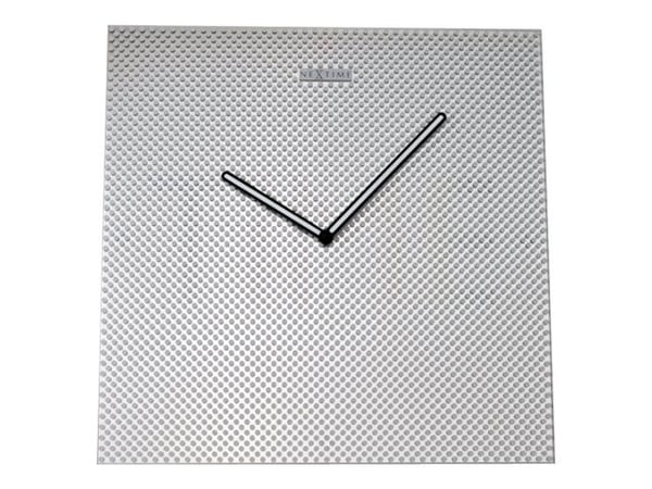 Nextime Mistery Time - Klokke - firkantet - kvarts - veggmonterbar - 43 x 43 cm - Speil