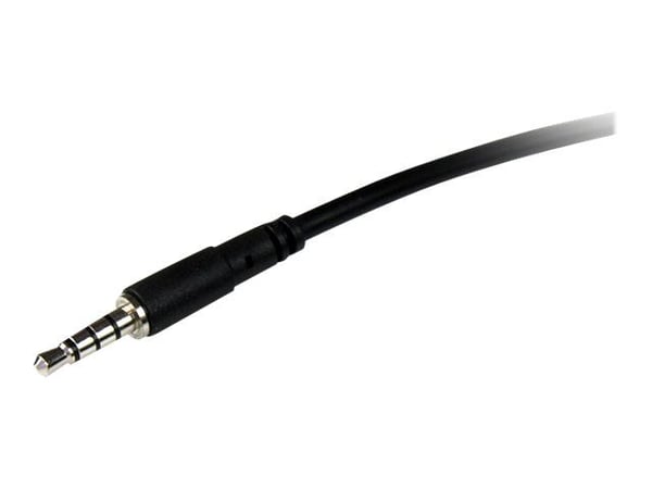 Startech 1m 3.5mm 4 Position TRRS Headset Extension Cable - M/F - audio Extension Cable for iPhone (MUHSMF1M) - Forlengerledning for hodesett - 4-p...