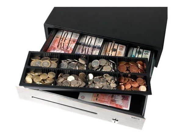 Safescan HD-4141S - Cash Drawer - svart, sølv