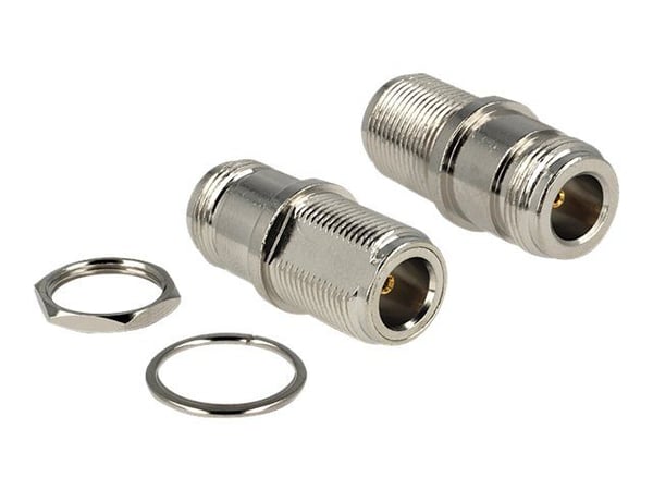 Delock - RF-adapter - N-kontakt hunn til N-kontakt hunn