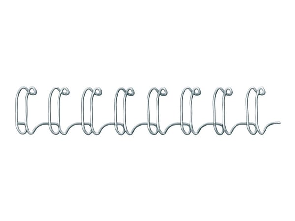 Fellowes - 12 mm - 34 ringer - A4 (210 x 297 mm) - 100 ark - sølv - 100 stk bindestreng - for Fellowes Galaxy E, Galaxy Wire, Quasar 130