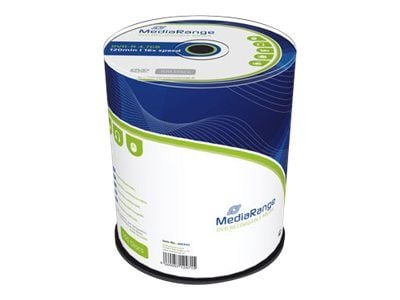 MediaRange - 100 x DVD-R - 4.7 GB 16x - spindel
